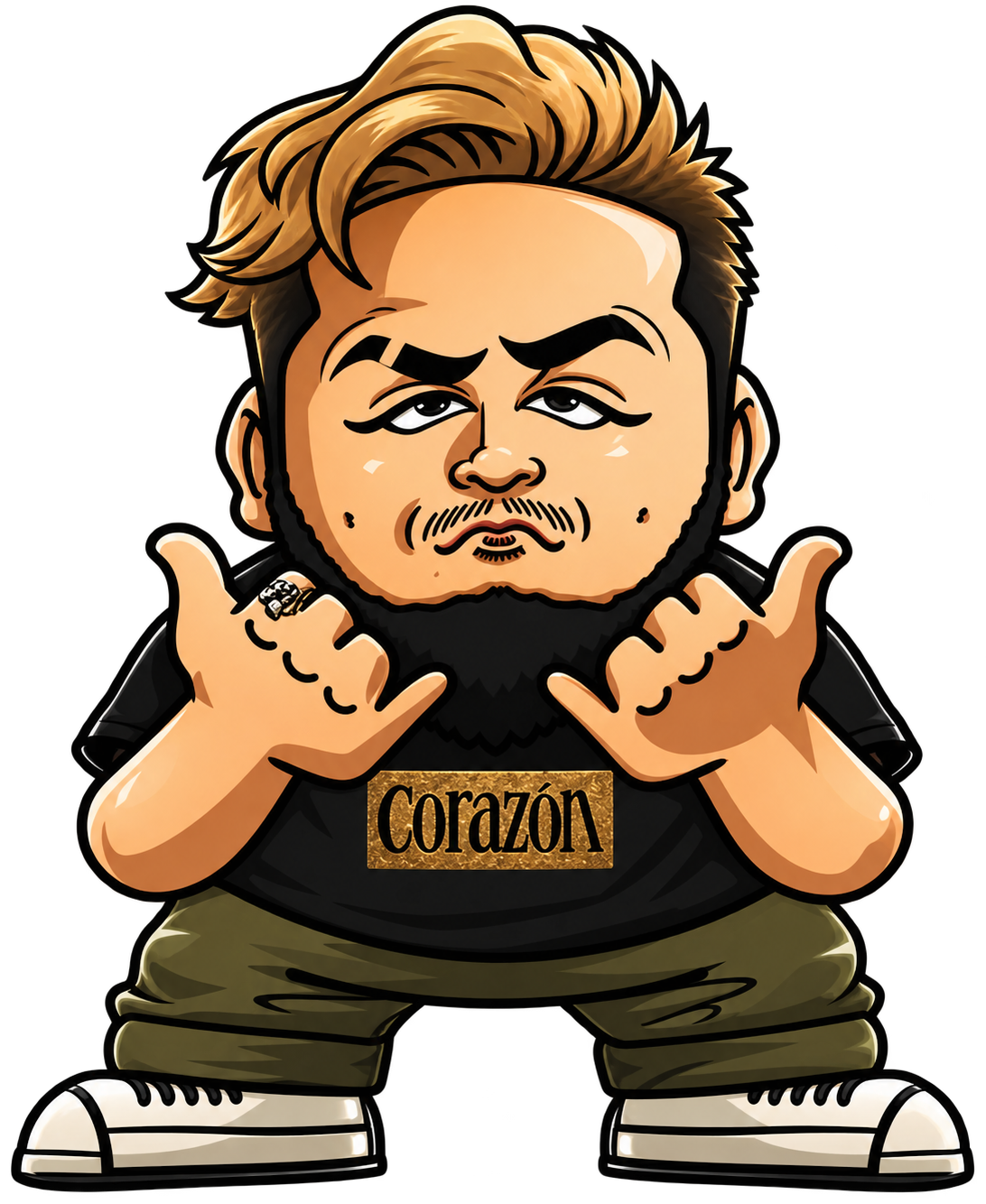 KARAOKE & DARTS　bar corazon 店長キャラクター